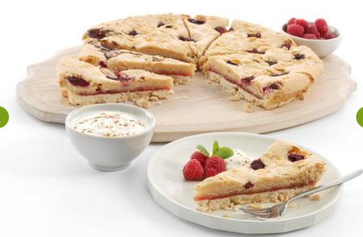 Bonne Bouche Frozen Vegan and Gluten Free Raspberry Frangipane Tart