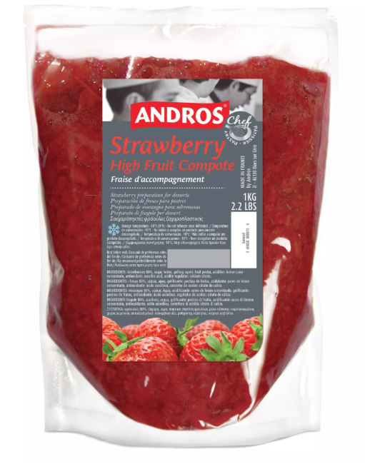 Bonne Bouche Andros Strawberry High Fruit Compote 1kg