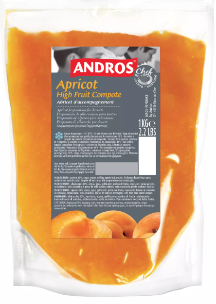 Bonne Bouche Andros Apricot High Fruit Compote 1kg