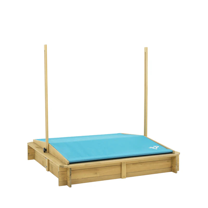 Wooden Sandpit With Canopy