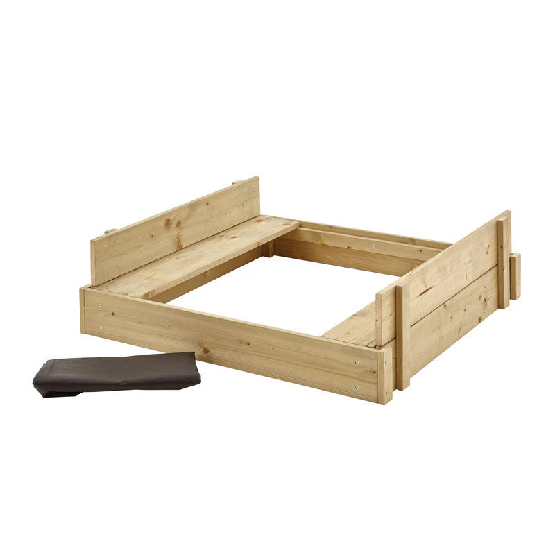 Wooden Lidded Sandpit