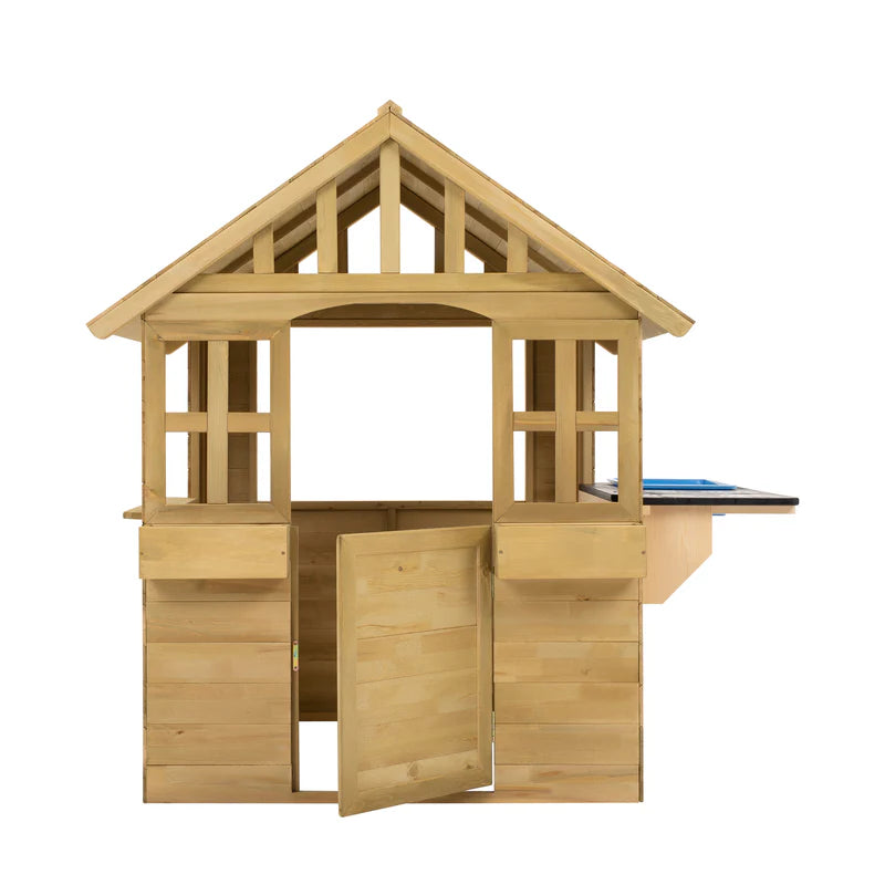 Cubby House With Mud Kitchen