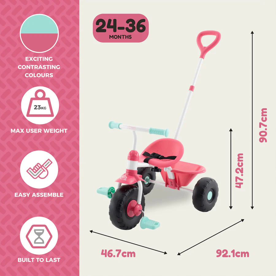 Tp Trike 2 In 1 Bubblegum Pink