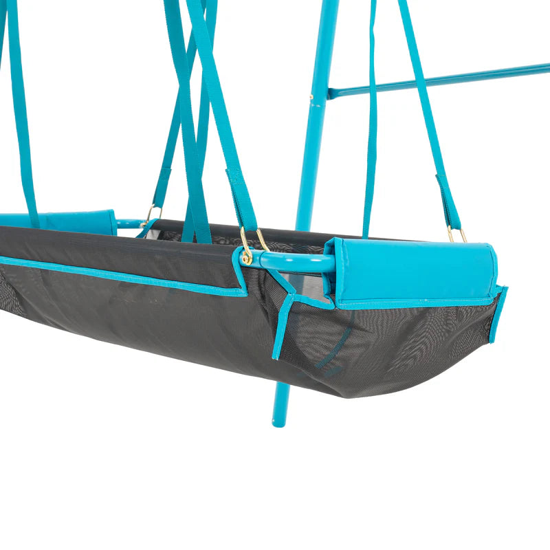 Single Metal Swing With Pirate Boat