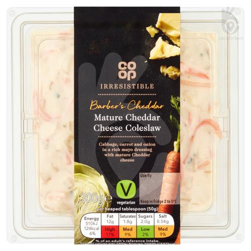 Co-op Irresistible Coleslaw Cheese 300g