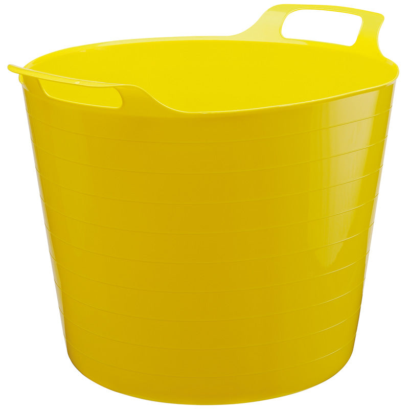 (D) Multi Purpose Flexible Bucket - Yellow (26L)