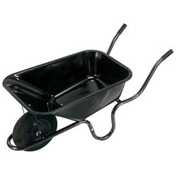 (D) Metal Tray Contractors Wheelbarrow (85L)