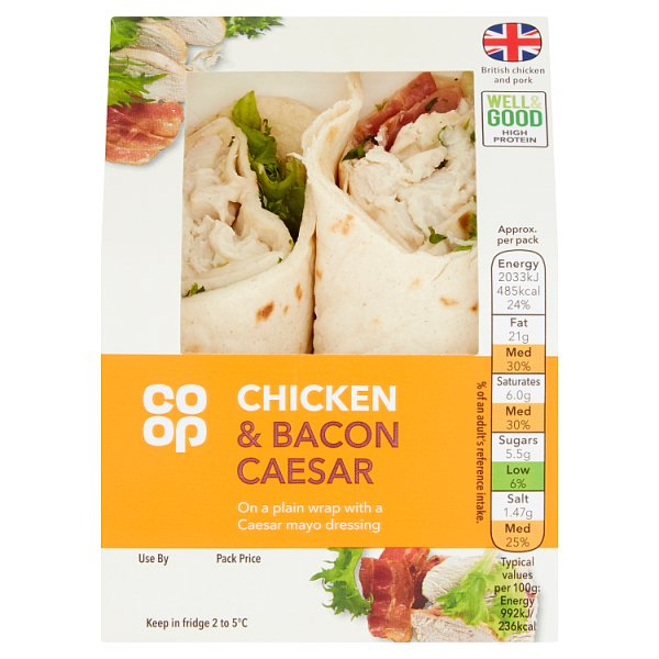 421304 - Chicken and Bacon Caesar Wrap