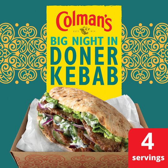 Colmans Doner Kebab Big Night In Fakeaway Seasoning Mix 38g