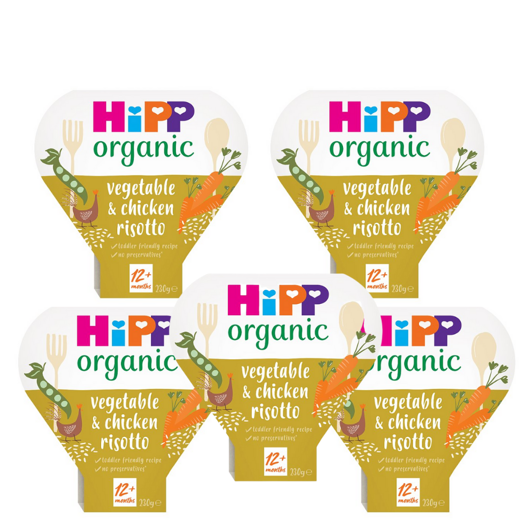 (IP) 96356 Hipp Organic Vegetable & Chicken Risotto, 1-3 years, 5 x 230g