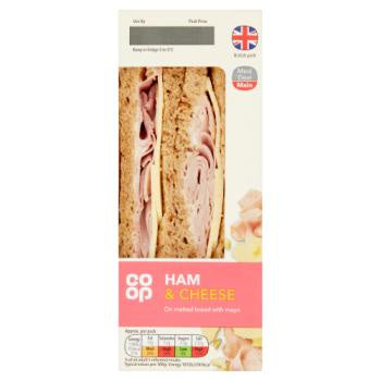 Co-op Ham & Cheese Sandwich