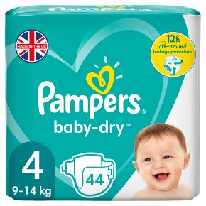 (IP) Pampers Size 4 baby dry taped (43330) 4x25PK