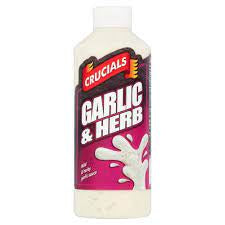 Crucials Sauce Garlic and Herb 500ml